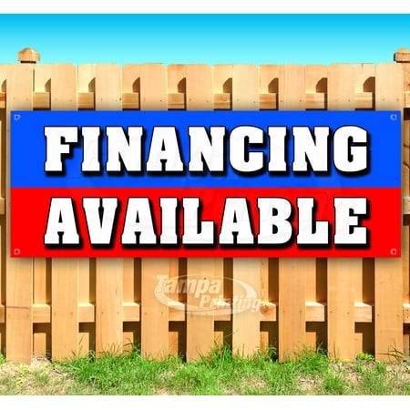 Many Sizes Available FINANCING Available Extra Large 13 oz Heavy Duty Vinyl Banner Sign with Metal Grommets Store Advertising New Flag,